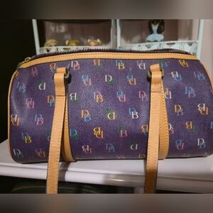 Dooney & Bourke Purple Mini Duffle Shoulder Bag